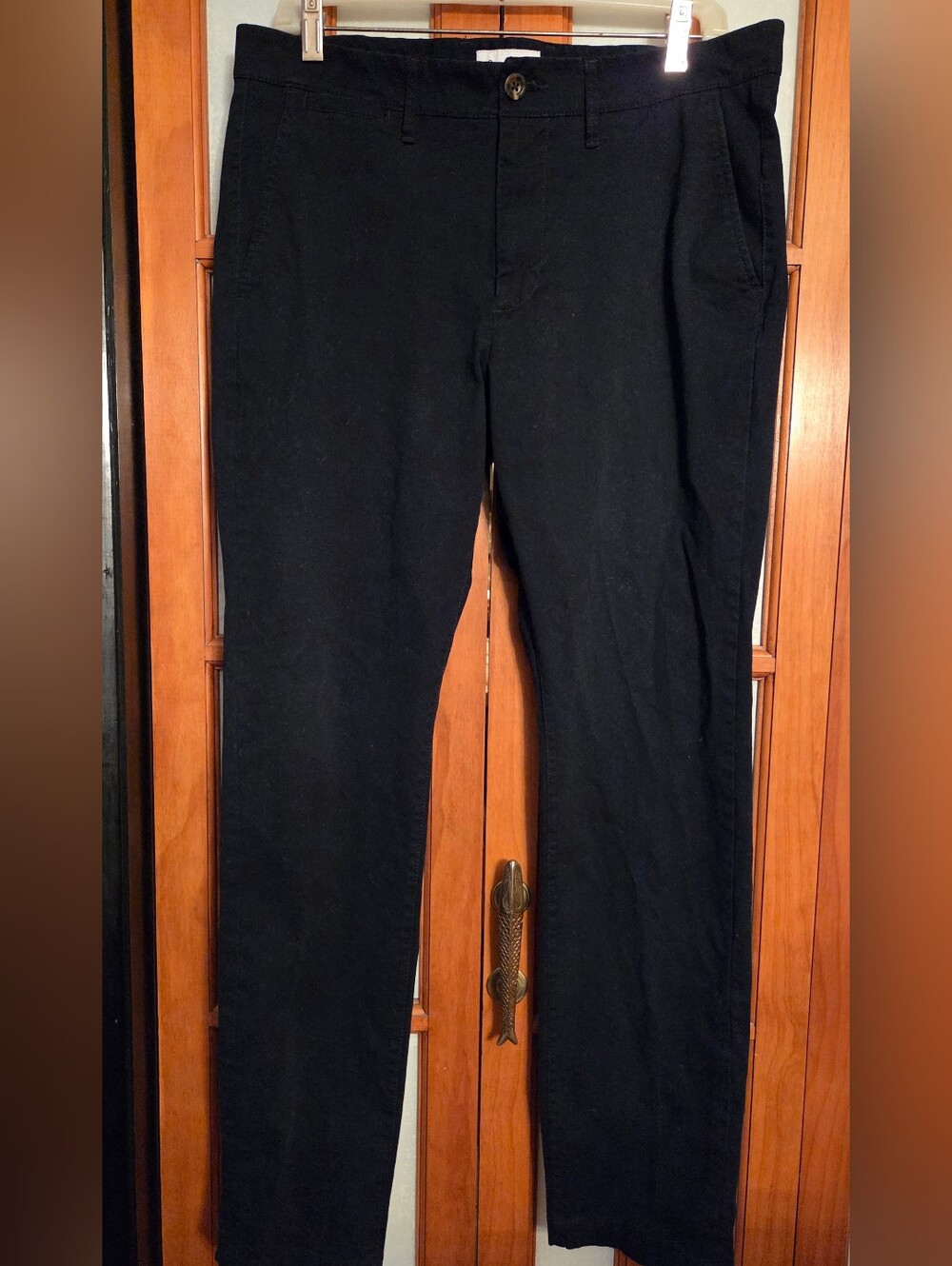 Men's Goodfellow Hennipin Chinos Navy Blue Casual Pants  Straight Fit Sz 34x32